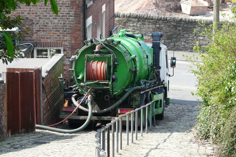 Drain cleaning at the Werneth - geograph.org.uk - 4327865